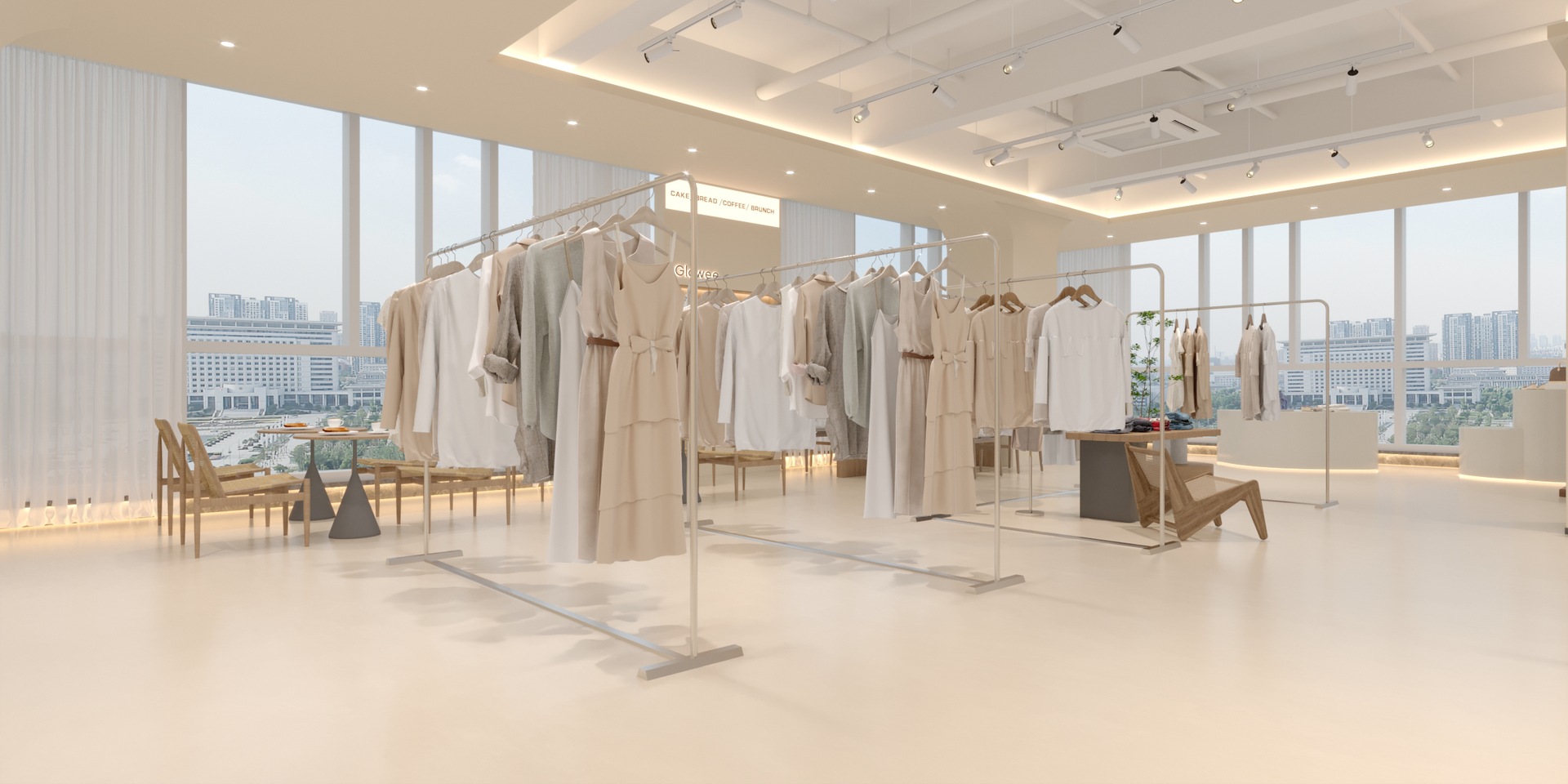 广州源头工厂 - 欧美爆款女装店整店输出 - 货架