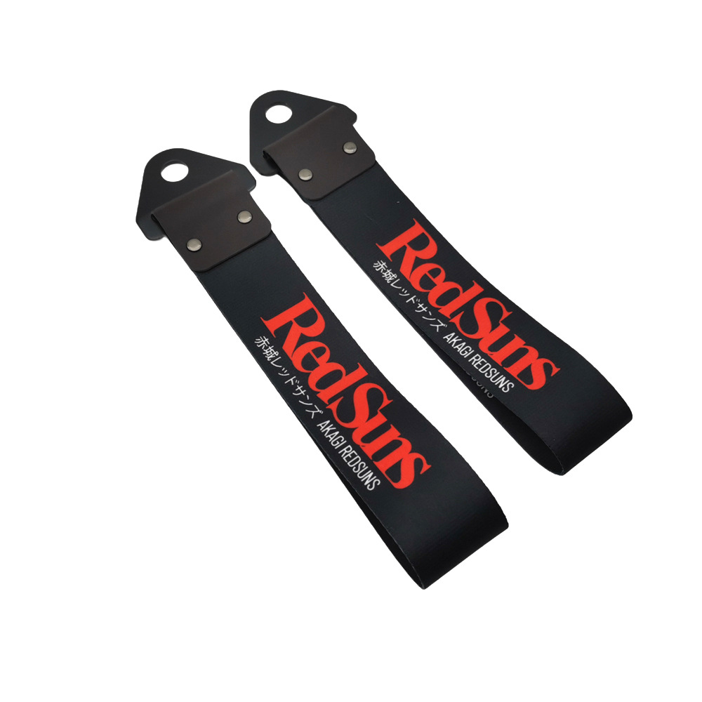 Car Modification Jdm Trailer with Triangle Buckle Insurance Front Bumper Lip Decoration Traction Rope Tail Throat Personalized Decorative Streamer