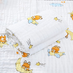A gauze children's quilt, children's bubble quilt, four-layer cotton gauze bath towel