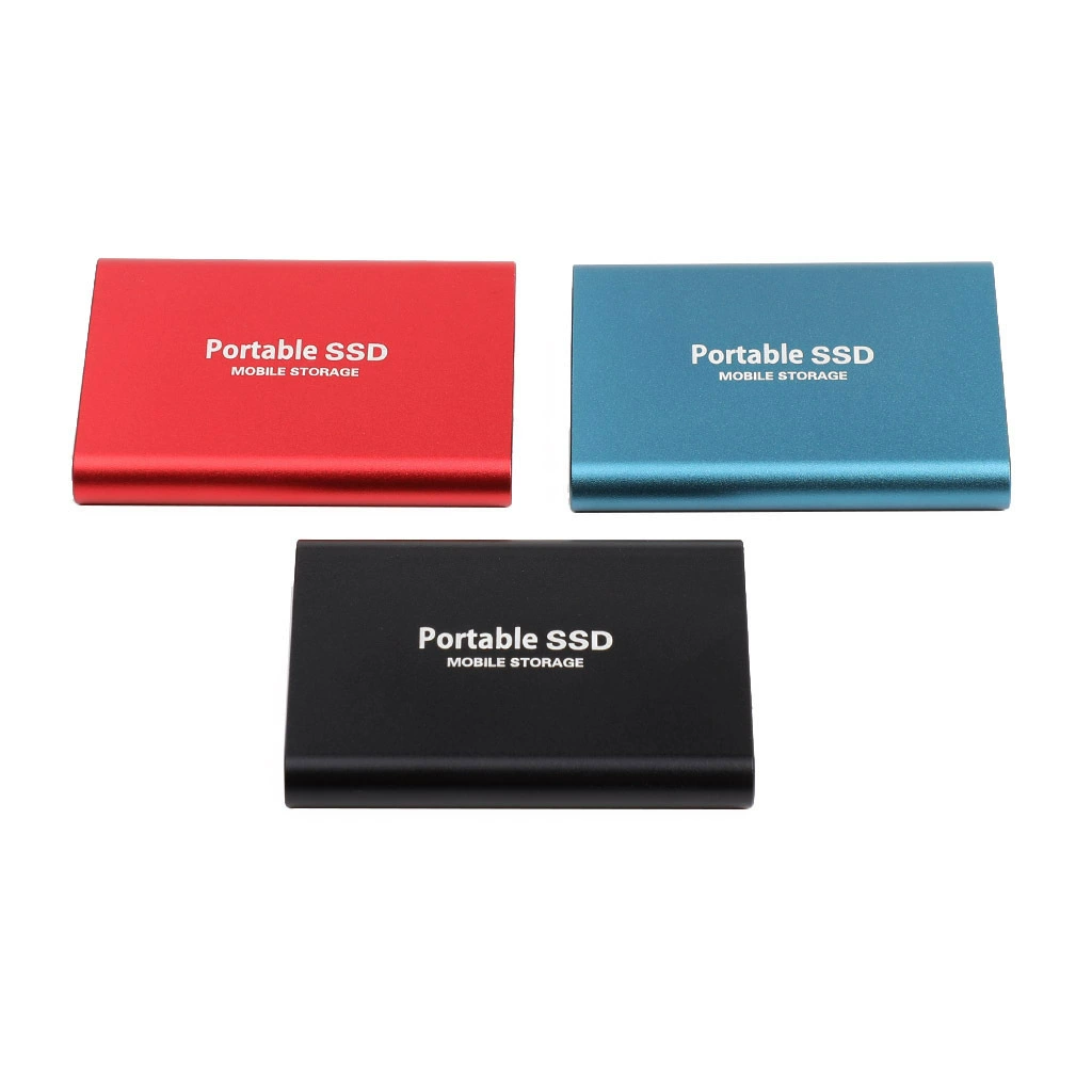 Портативный SSD внешний жесткий диск, емкость до 128 ТБ, USB-наладка, компактные размеры 8,54×6,75×3,46 см