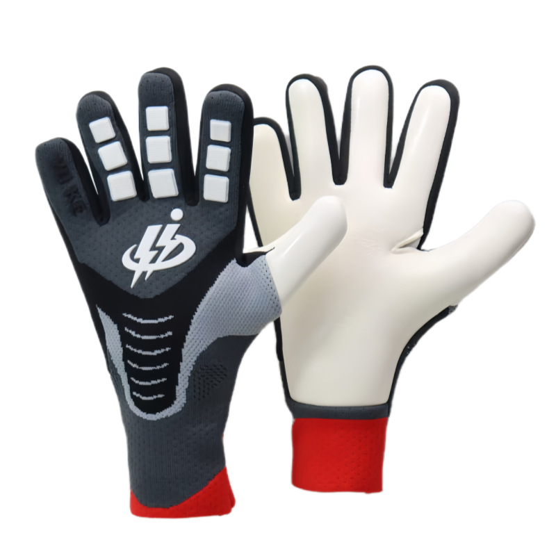 Fábrica de suministro de nuevos guantes de portero de fútbol, guantes de portero de látex gruesos, guantes transpirables para niños adultos