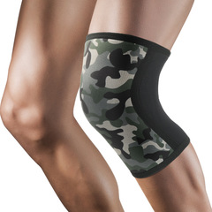 7mm neoprene material camouflage pressurized knee protection, weightlifting knee pads, neoprene material SCR, fitness squat fitness knee pads