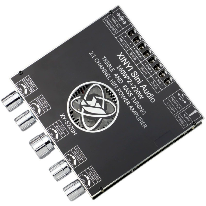 2.1 канал TDA7498 Bluetooth Gongpan модуль модуль высокий и низкий бас 160*2+220W супер TPA3116