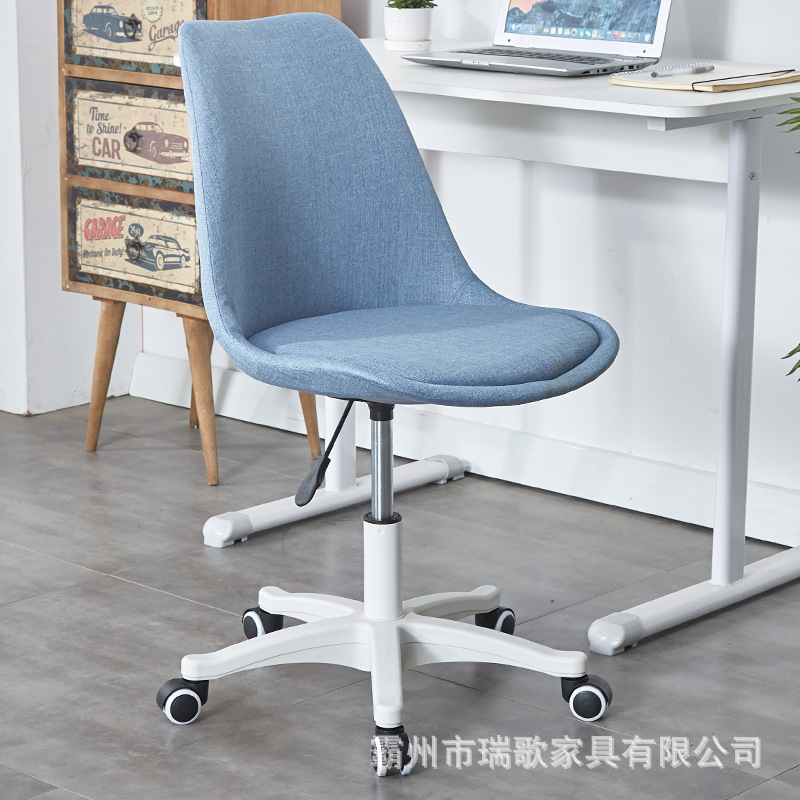 Silla giratoria de Tulip, silla giratoria de oficina, silla de ocio, silla de oficina acrílica transparente de elevación