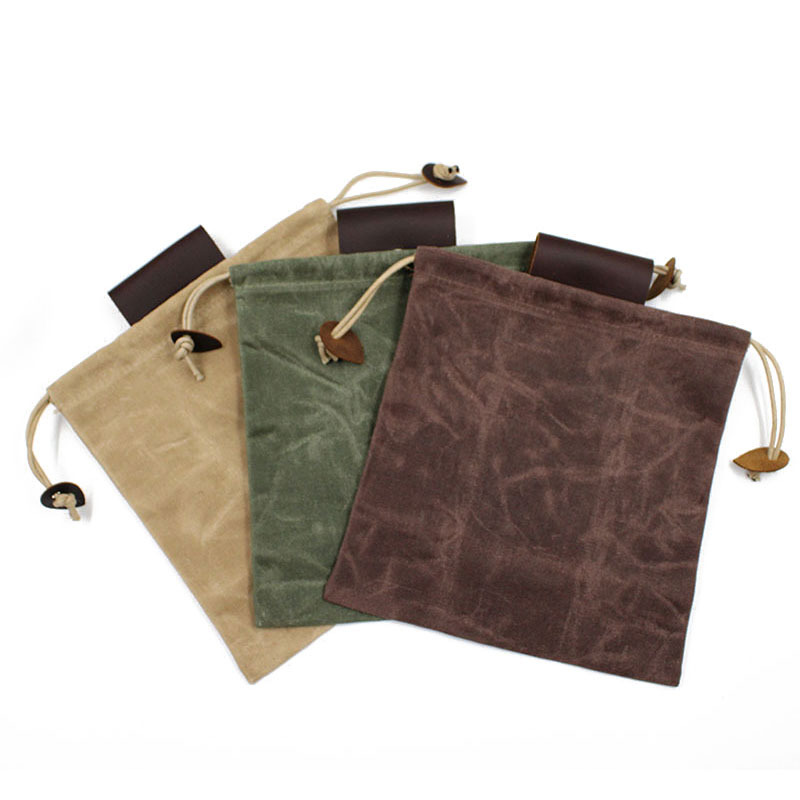 真皮帆布采摘袋