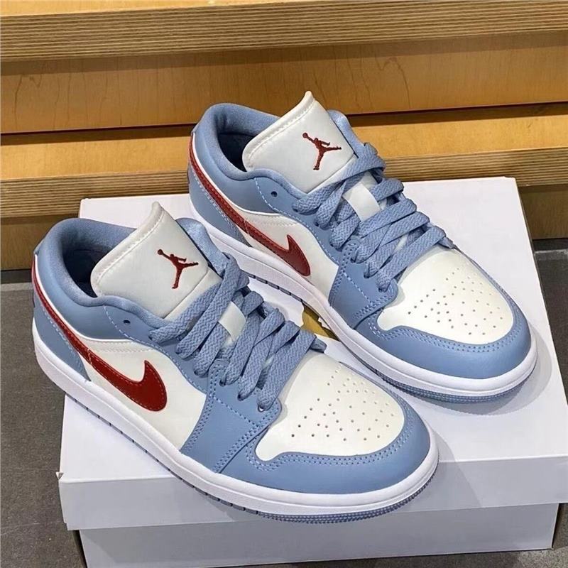 Pure Original Air Aj1 Blue, White, and Red Retro Basketball Shoes for Men and Women, Low-Top Casual Sports Sneakers Dc0774-164 Pure Original Air Aj1 Blue, White, and Red Retro Basketball Shoes for Men and Women, Low-Top Casual Sports Sneakers Dc0774-164