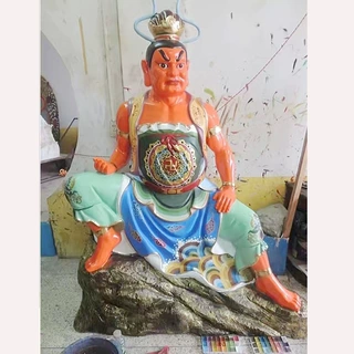 铸铜佛像四大天王金刚护法 玻璃钢生漆脱胎哼哈二将神像