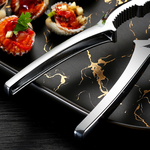 Manufacturer wholesale zinc alloy blood clam flower clam clip home restaurant flowering clam sheller kitchen walnut clam opener