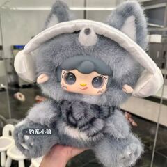 网红爆款氧氧yooki400%百变idol玩具盲盒超大毛绒玩偶