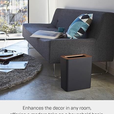 Creative Japanese-style trash can household high-level sense high-value simple living room office wastebasket bathroom bedroom garbage