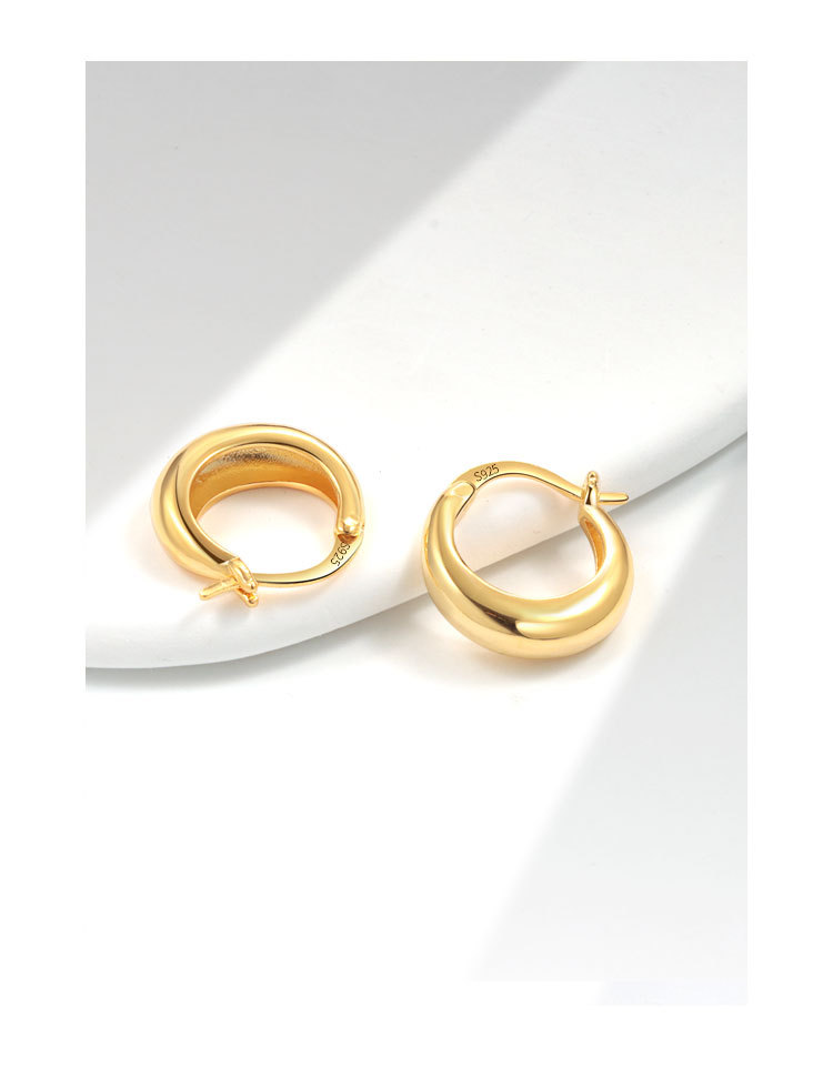 1 Pair Quantity 1 Pair 925 Sterling Silver 925 Sterling Silver Earrings U Shape Earrings