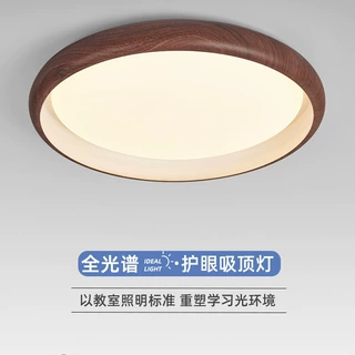 2025年新款全光谱护眼卧室LED吸顶灯简约现代客厅房间卧室灯中山