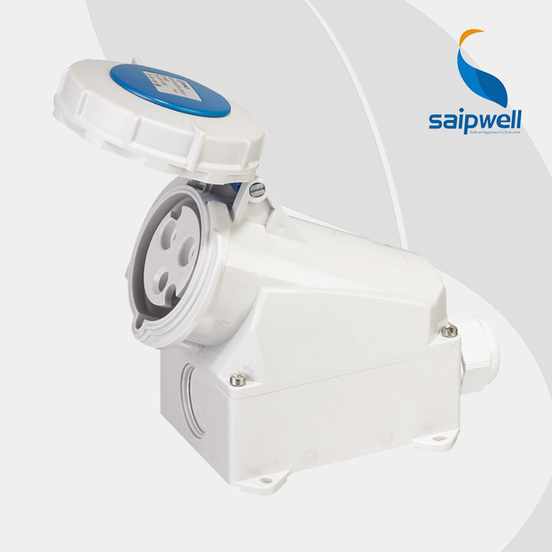 厂家直供SP-1202 IP67防水明装插座 32A工业电源插座