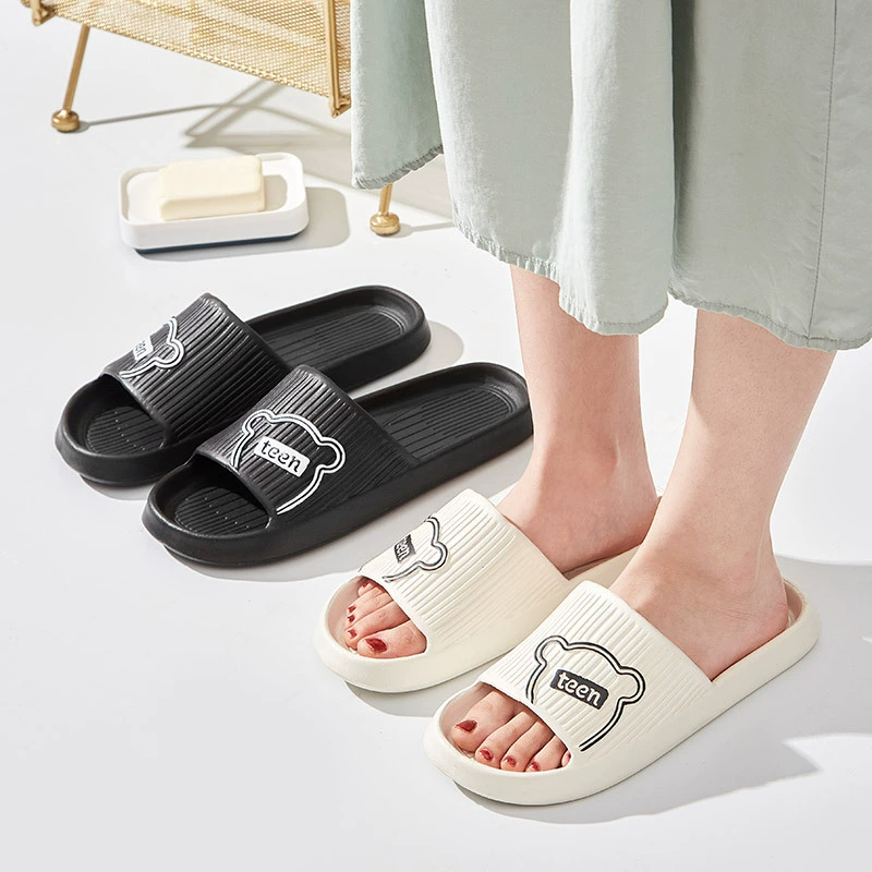 Тапки на фекалии Летние новые eva домашняя обувь для мужчин и женщин милые домашние домашние сандалии парные тапочки