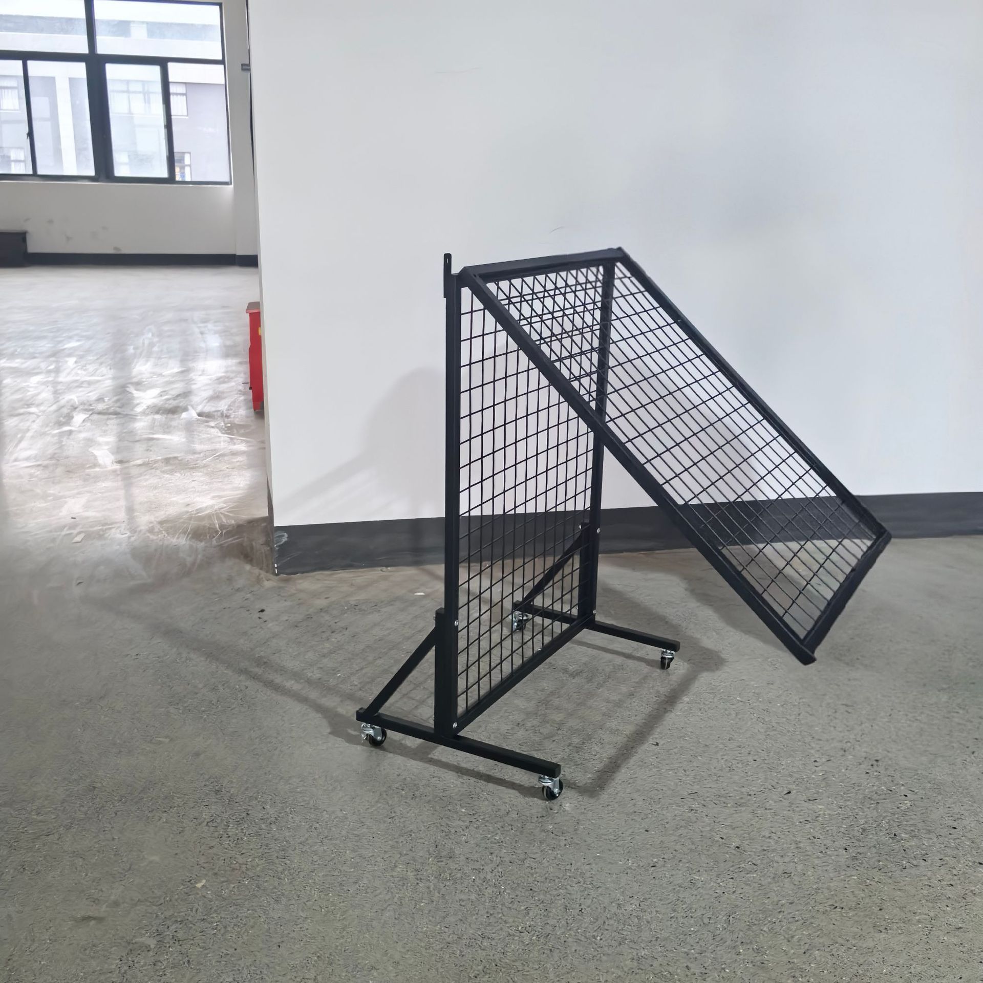 Transfronterizo estante de exhibición de metal plegable cuadrícula estante de exhibición sin instalación Amazon agujero móvil agujero tablero gancho estante