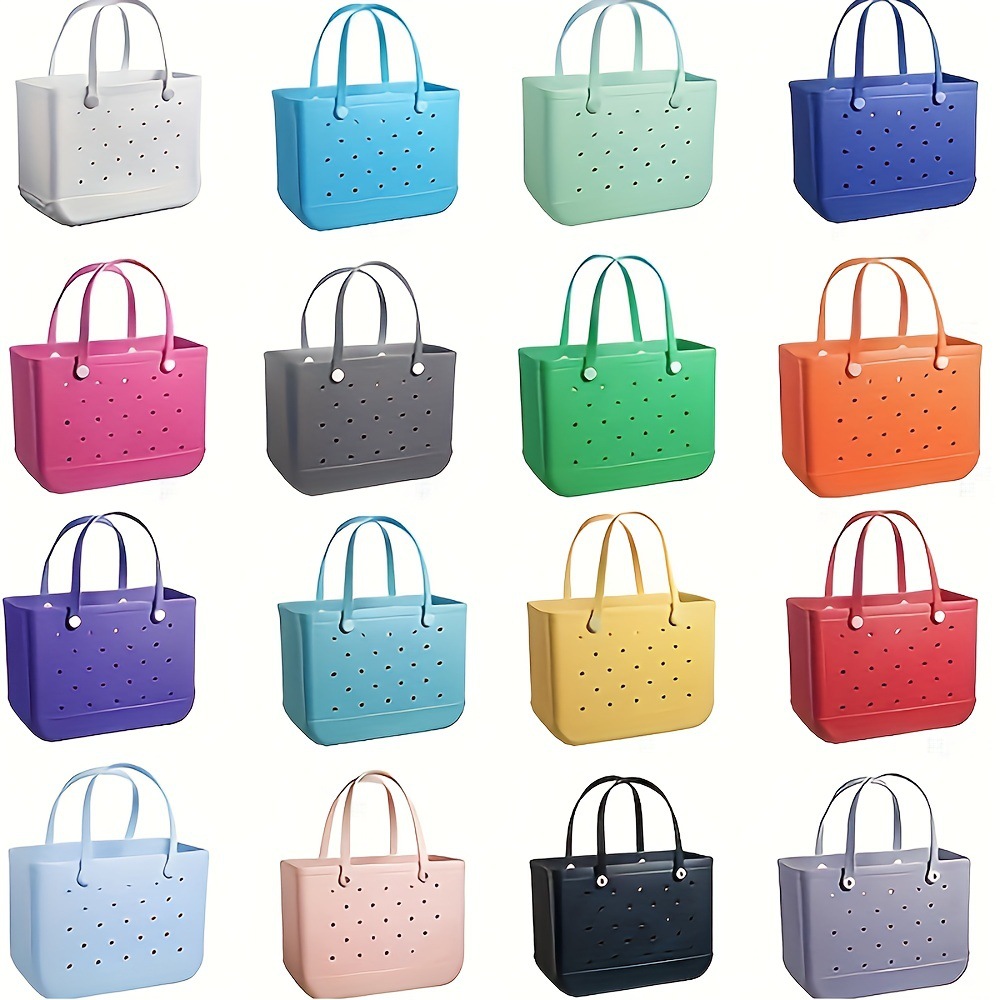 Bogg thick edition high-quality EVA beach hole bag handbag Eva Beach Bag_voghion.com