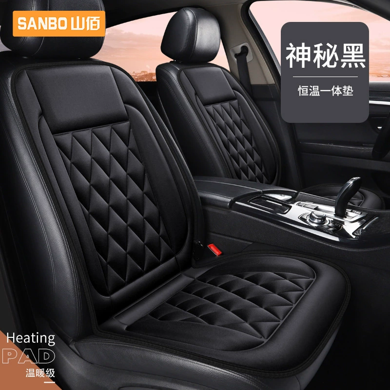 Автомобильная подушка с подогревом зимние одиночные и двойные сиденья с электрическим подогревом автомобиля плюшевая подушка сиденья 12V универсальный нагрев тепло