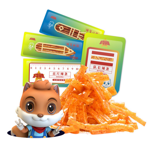 Send one to deliver three Squirrels with spicy scales, spicy gluten 110g/bag, spicy snacks, gluten, campus spicy