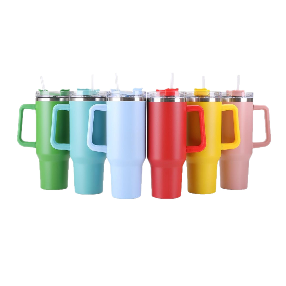 Transfronterizo 40oz generación de tazas de automóviles vacío de doble capa 304 taza de aislamiento de acero inoxidable manejo portátil taza de paja de automóvil