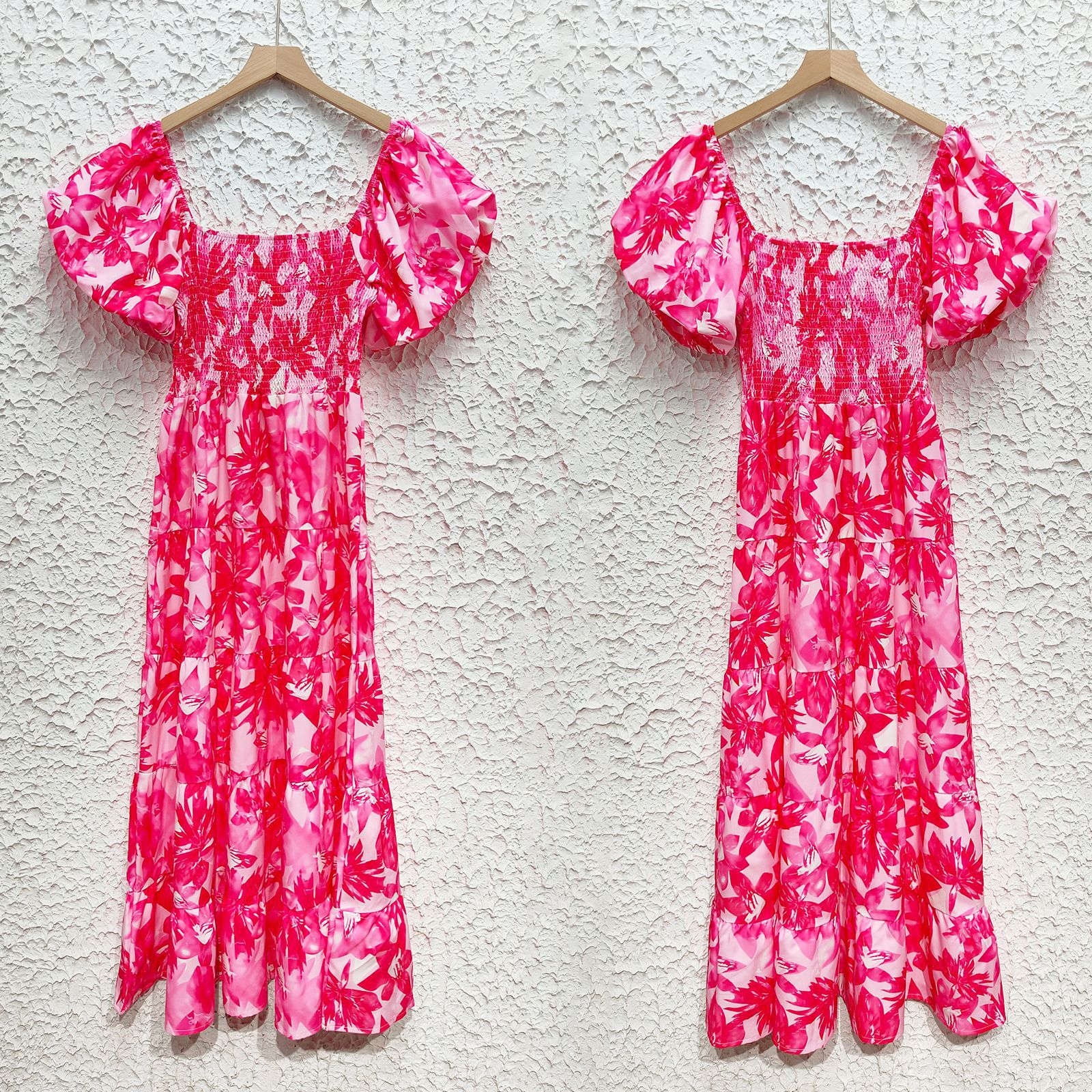 385g Weight Maxi Long Dress Dress Length Type Long Sleeve Sleeve Length Swing Dress Dresses Type Puff Sleeve Sleeve Type Polyester Fabric Type High Waist Waist Line Holiday, Daily Occasion U Neck Neckline Regular Fit Fit Type Plaid, Flower Pattern Summer Season Women's Gender Printing Design Vacation Style Wholesale Women's Vacation Printing Plaid Flower Holiday Daily U Neck Long Sleeve Swing Dress 8