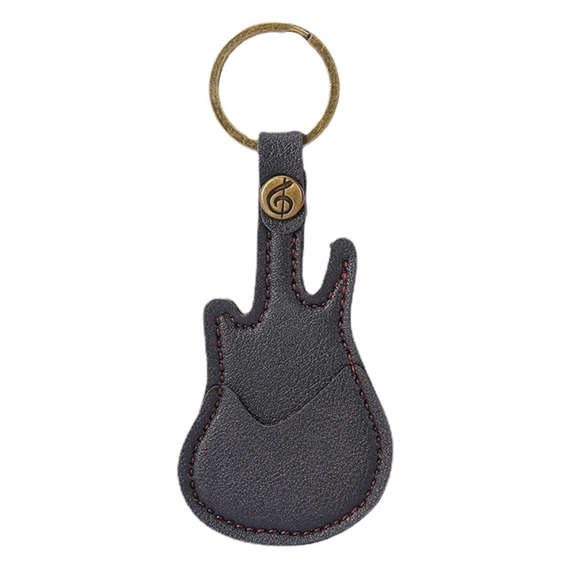 Pick clip Tipo de guitarra de cuero genuino de LA PU multi-color opcional portátil multi-función de ventas directas de la fábrica