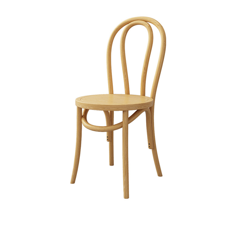 Mesa y silla de cafeteria de caña, mesa y silla de recepción de ocio, área de negociación de madera maciza, silla de comedor de Changdigar, silla de viento tranquilo