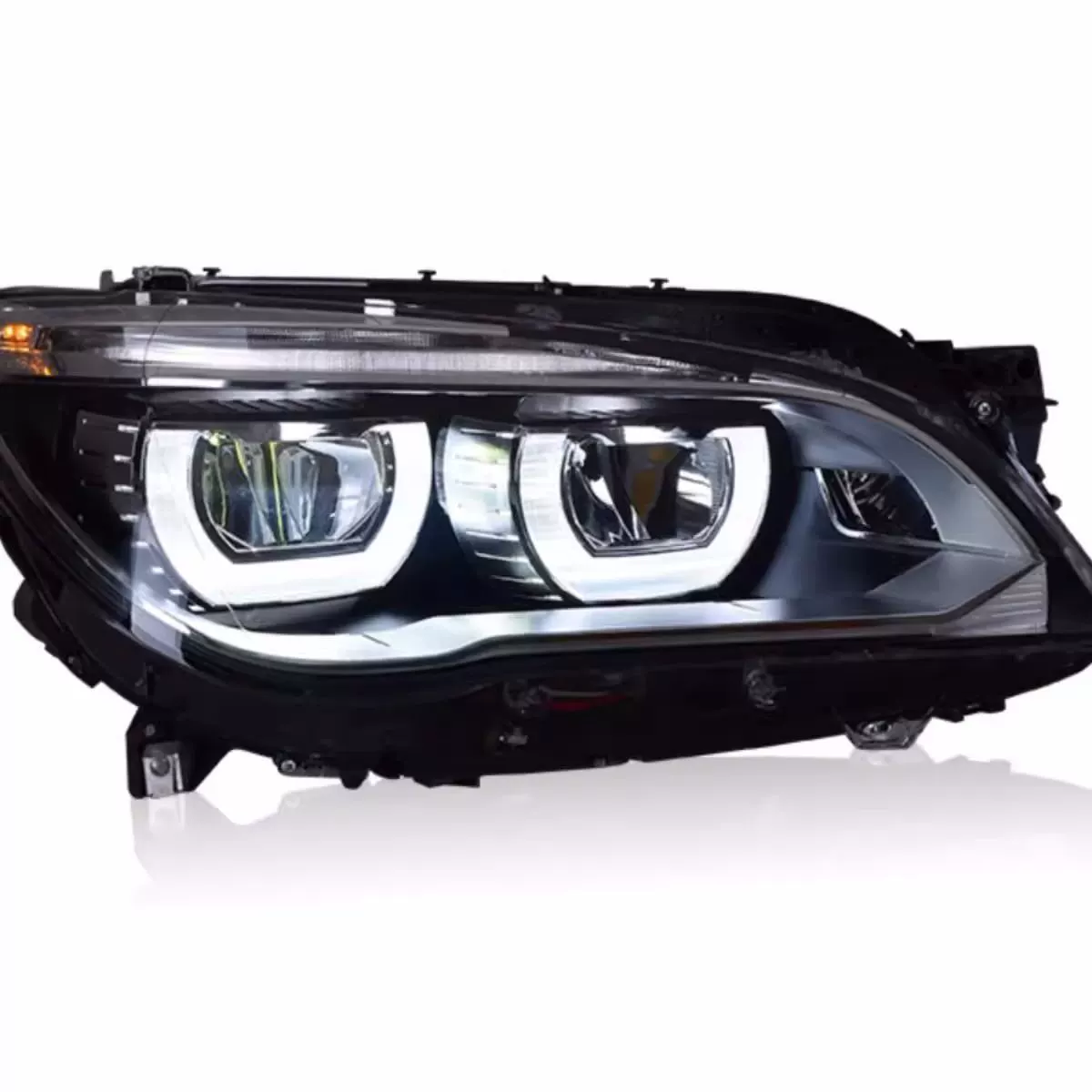 Специализированная модификация фары для BMW 7 серии с 09 по 15 год, F02, усиленный ангельский глаз дневного света LED-фары