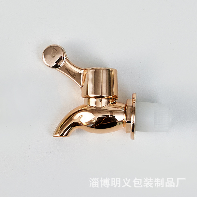 Botella de vidrio galvanoplastia grifo burbuja botella antibloqueo grifo botella de cerámica barril de madera interruptor de sellado válvula Accesorios