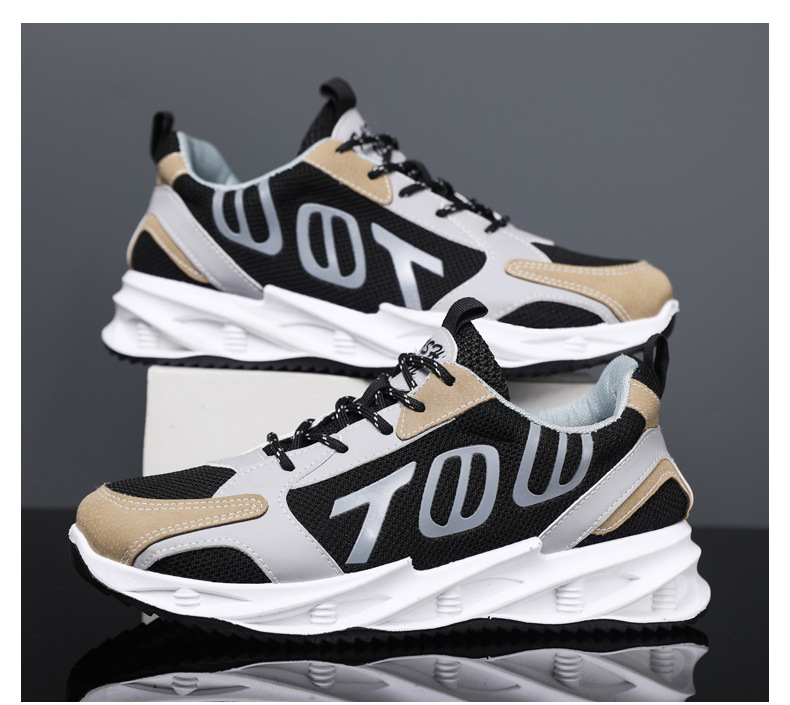 Scarpe da tennis da uomo Scarpe da passeggio Scarpe da corsa Sneakers Tessuto in tela Calzature traspiranti facili da pulire_voghion.com