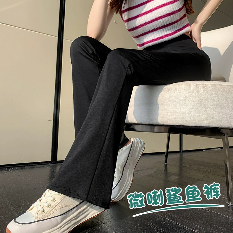 Summer shark, leggings, base fitted elastic trousers