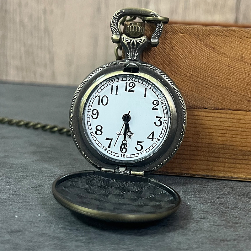 Eiffel Tower Pattern All Seasons Season Vintage Style Eiffel Tower Quartz Pocket Watch Women's Watches