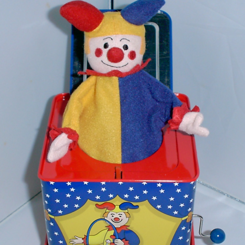 小丑音乐盒； Jack in the Box；马口铁音乐盒