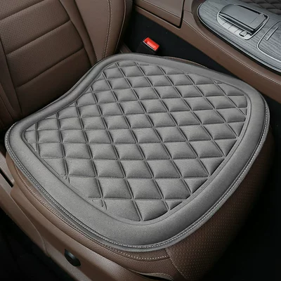 non-slip breathable car seat interior car – Seat cushion, seat cover - diamond-sponge-cushion-gray-leaflet-standard