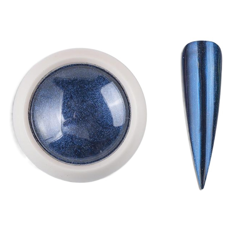 Uñas Rojas netas Tiktok 19 color DIY espejo de uñas de titanio polvo de oro rosa polvo de plata galvanoplastia espejo mágico polvo