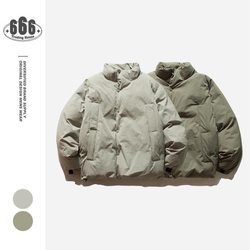 ORIGTEEN日系复古立领棉服冬季工装外套男生青少年加厚棉衣MY9005|undefined