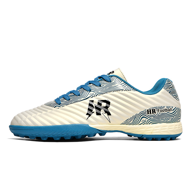 Zapatos de entrenamiento de clavos transfronterizos para hombres y mujeres, zapatos de fútbol juveniles de escuela secundaria, fábrica directa de fútbol