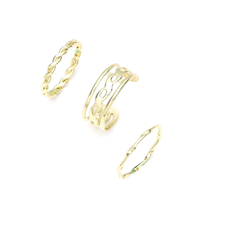 Fashion Simple Alloy Foot Ring 3-piece Set display picture 4