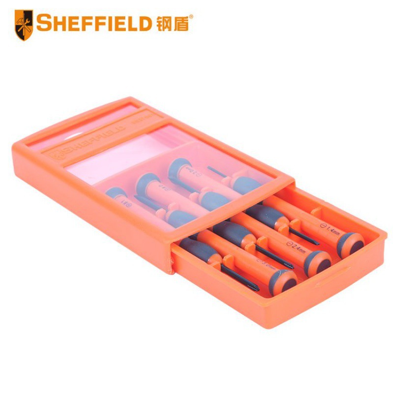 钢盾 SHEFFIELD S037001 6件套精密螺丝刀套装 螺丝批组套