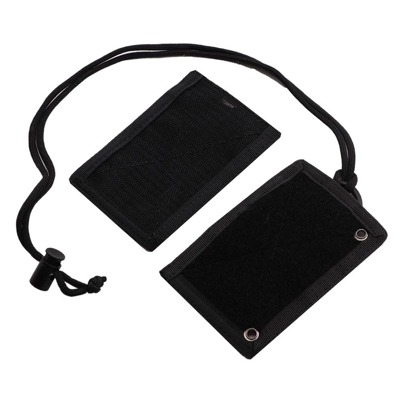 Cross-border Outdoor Tactical Certificate Card Set Bag with Lanyard Breast Card Work Number Card Military Fan Field CS Equipment