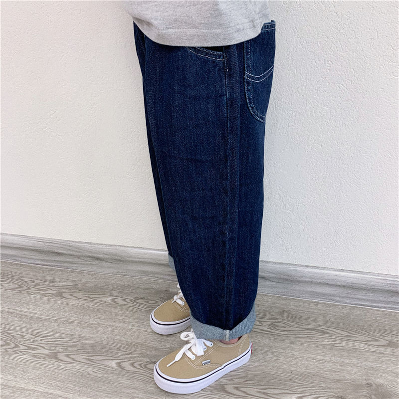 Nuevo estilo de primavera para niños y niñas vaqueros sueltos, pantalones infantiles, pantalones de ropa de moda para niños image 6