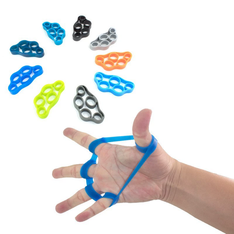 Silicone finger trainer finger tension ring finger finger exercise hand rehabilitation tensor five finger training device manufacturers