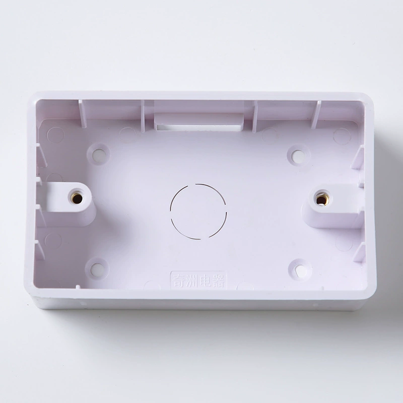 Luoge Wall Ultra-Thin Switch Panel - Lightweight, Multi-Config Electrical Socket Box with Light