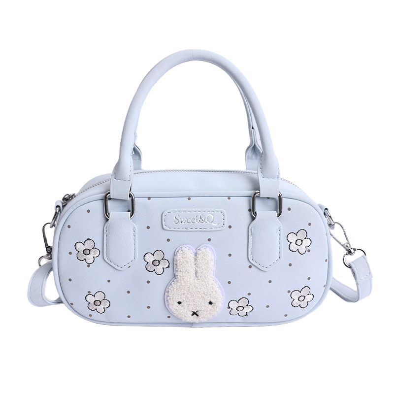 Dolce flor pequeña bolsa de Boston para mujeres 2026 nuevo bolso de mochila portátil bolso de almohada diario bolso de viaje de moda