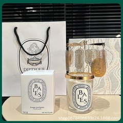2025 新しいディプティック Diptyque アロマセラピーキャンドル天然植物エッセンシャルオイル無煙フレグランスお土産
