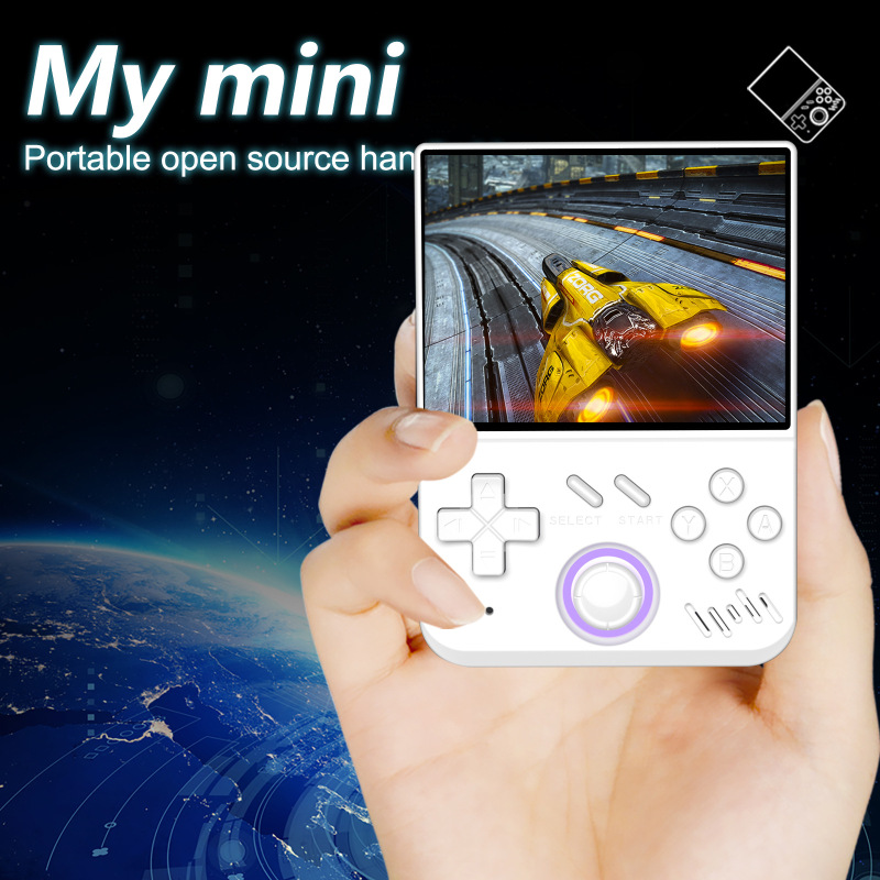 新しい Mymini オープンソース ハンドヘルド ゲーム コンソール ポータブル レトロ アーケード ゲーム ノスタルジックな 3D デュアル システム ハンドヘルド タンクロージャン|undefined