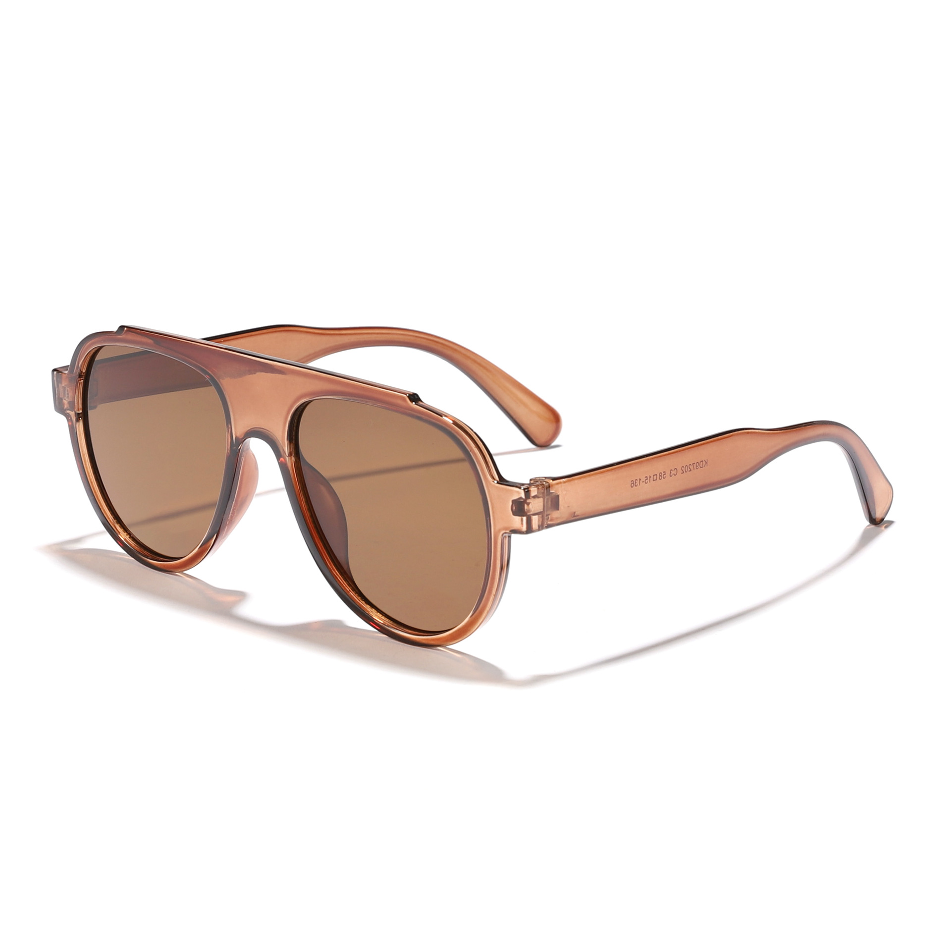 Nuevas gafas de sol de personalidad europeas y americanas, gafas de sol de conducción para hombre, gafas de sol de viento de marco grande anti-ultravioleta