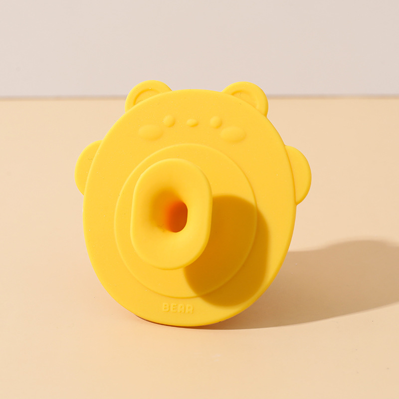 Cepillo de champú para bebés y niños pequeños Cepillo de masaje de silicona para champú para bebés