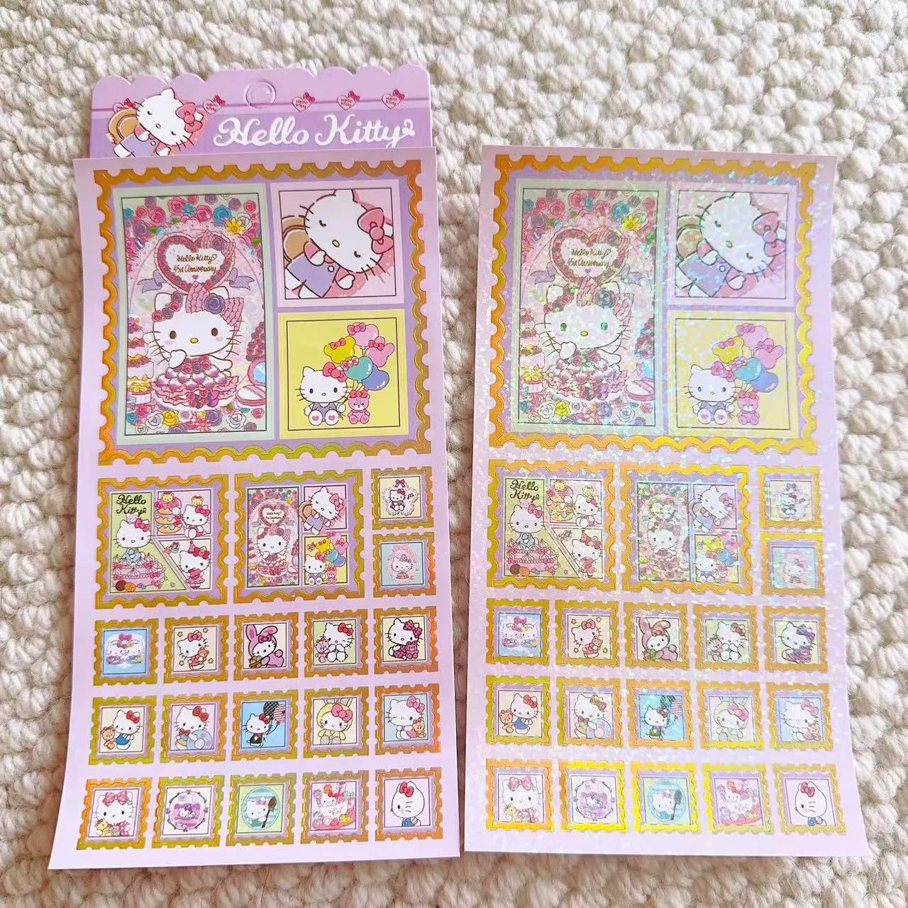 Стикеры (Sanrio) милые мультяшные самоклеящиеся водостойкие наклейки для школьников, набор
