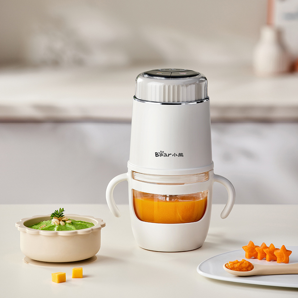 Little Bear Sjj-F02J1 Baby Food Processor for Monthly Age Puree, Multifunctional Food Processor, Meat Grinder, Single Cup