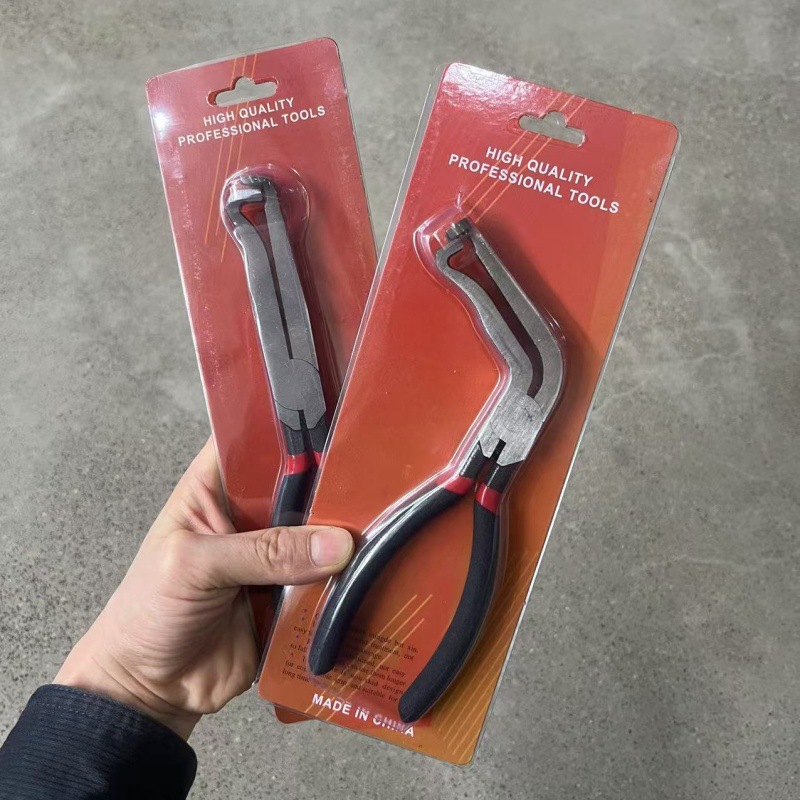 직선형 핸들 + 곡선형 핸들 전원 차단 펜치 세트(카드 포장)